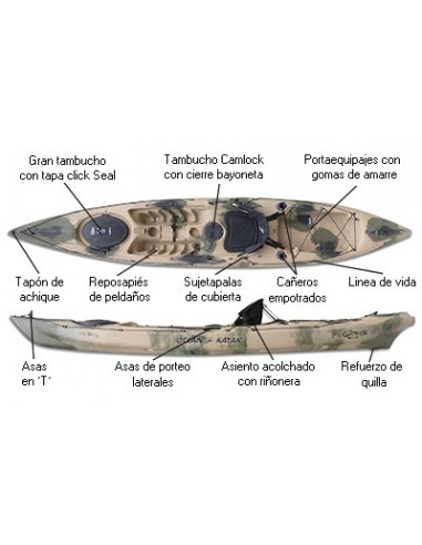 Kayak de Pesca Ocean Kayak Prowler 13...