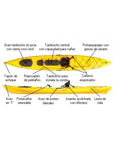 Kayak Descatalogado Ocean Kayak...