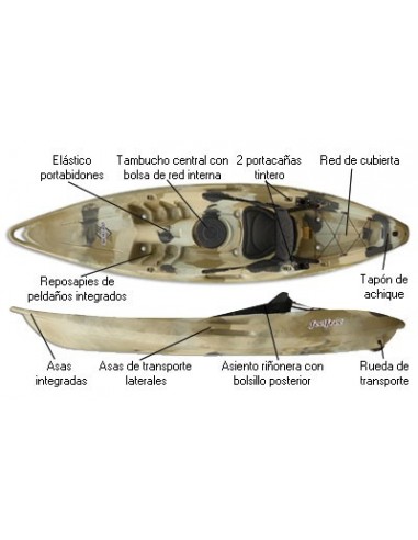 Kayak de Pesca Feelfree Nomad Pesca