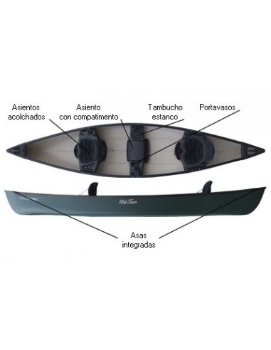 Kayak de Canoas Old Town Saranac 146