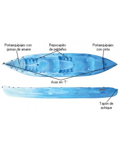 Kayak Autovaciables Exo Bay II