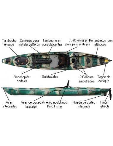 Kayak de Pesca Fellfree Moken 14