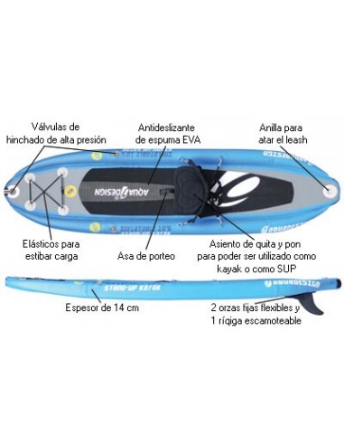 Stand Up Paddle (SUP) Aquadesign SUP...