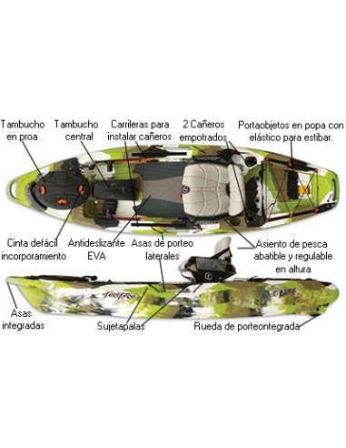 Kayak de Pesca Fellfree Lure 10 Pesca...
