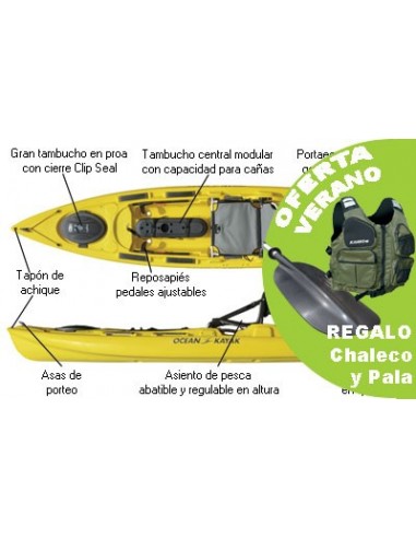 Kayak de Pesca Ocean Kayak Prowler...
