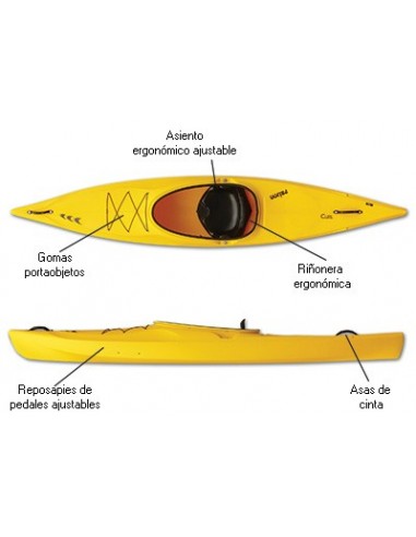 Kayak de Paseo y Recreo Prijon CL 370...