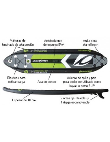 Stand Up Paddle (SUP) Aquadesign SUP...