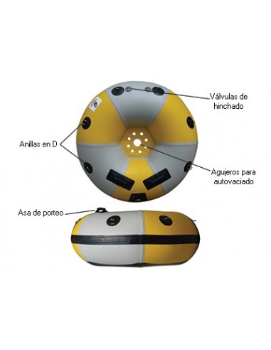 Kayak de Rafting Hidrospedd y Rescate...