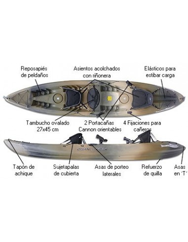 Kayak de Pesca Ocean Kayak Malibu II...