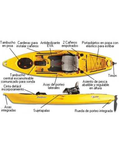 Kayak de Pesca Fellfree Lure 11.5