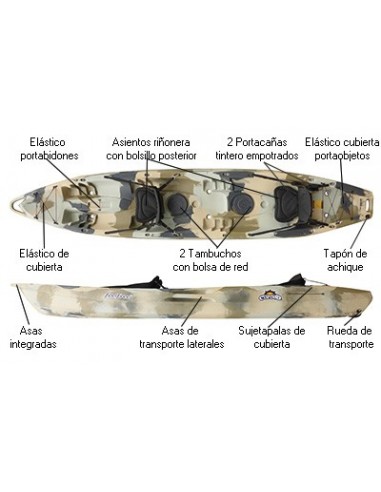 Kayak de Pesca Fellfree Corona Pesca