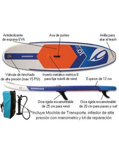 Stand Up Paddle (SUP) Aquadesign SUP...