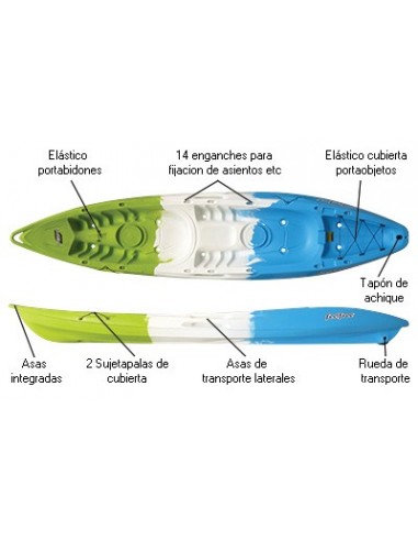 Kayak Autovaciables Feelfree Gemini...