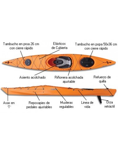 Kayak de Travesia y Mar Fellfree...