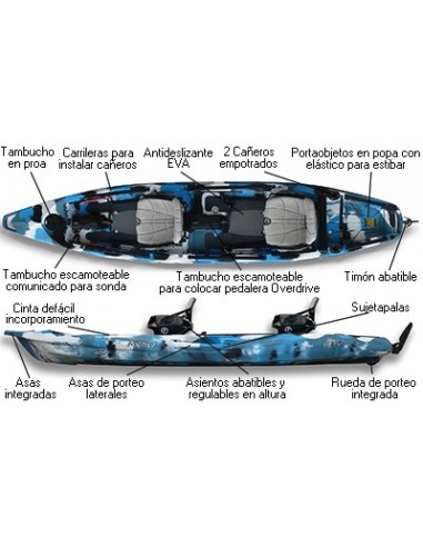 Kayak de Pesca Fellfree Lure Duo