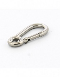 Mosqueton inox 40mm con...